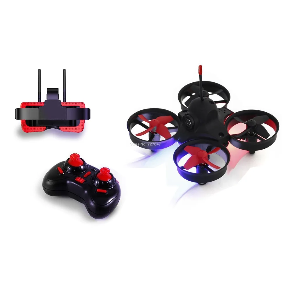 Микро FPV Квадрокоптер на дистанционном управлении с игрушки с 5,8G S2 800TVL 40CH Камера с 3-дюймовым FB-009 FPV защитные очки виртуальной реальности VR гарнитура беспилотный летательный аппарат