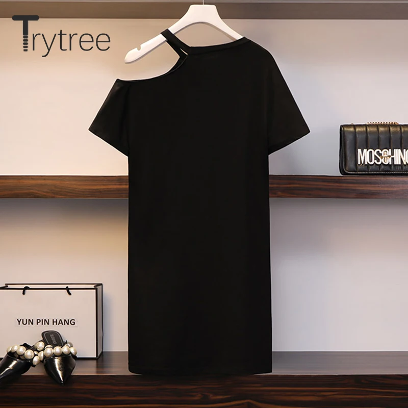 Trytree Лето женский топ комплект из двух предметов на каждый день полиэстер с