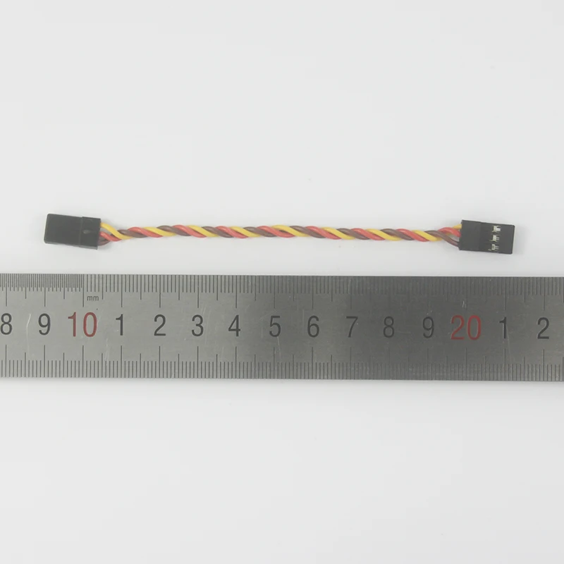 OliYin 100 шт./лот RC Servo удлинитель свинцовый кабель для Futaba JR штекерные кабели мм 10 см