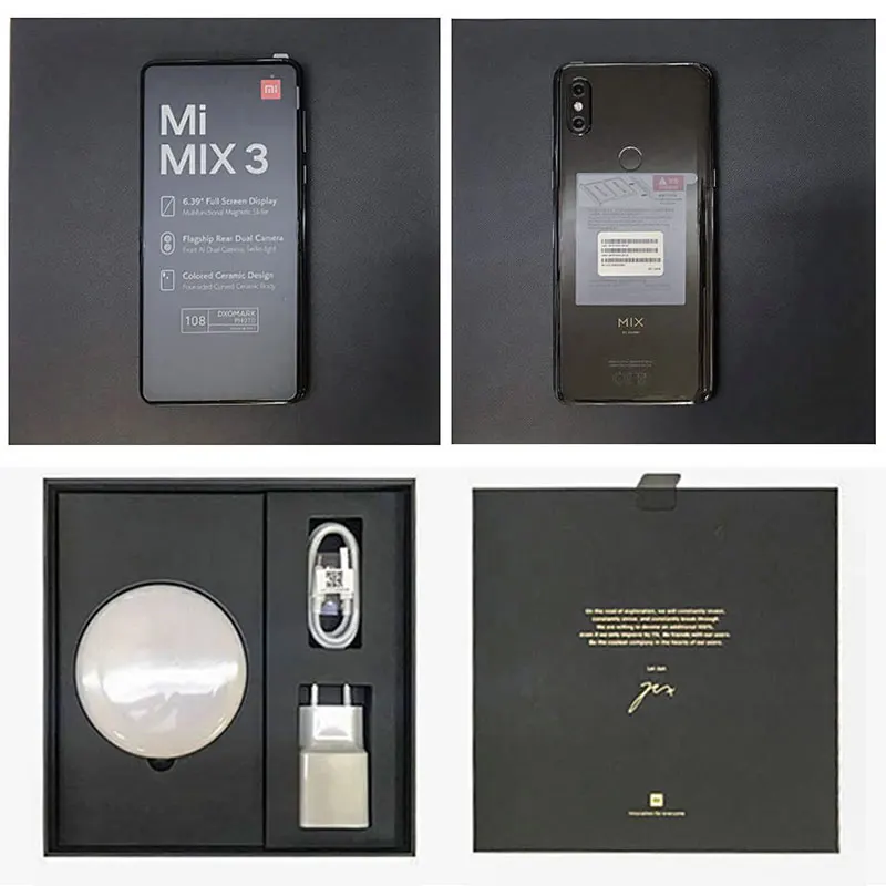 Глобальная версия Xiaomi mi x 3 6GB 128GB восьмиядерный смартфон Snapdragon 845 фронтальная