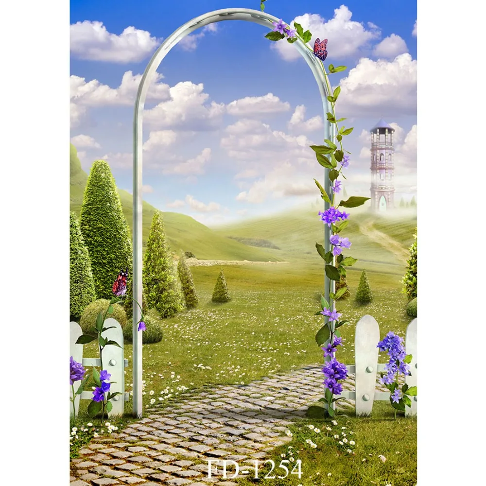 АРКА ворота Walkway фотография фон для фотостудии дети ребенок душ виниловая ткань