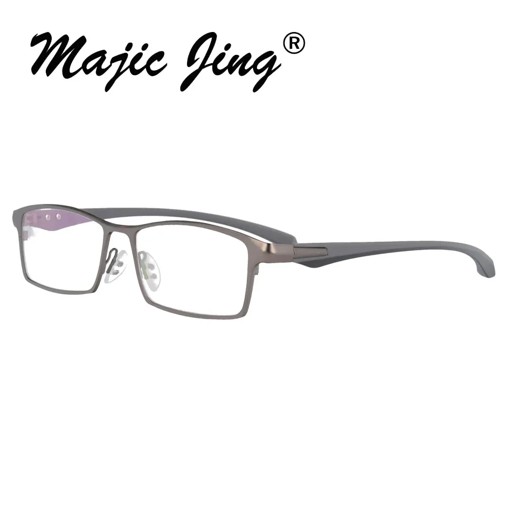 Мужские очки для близорукости Magic Jing из нержавеющей стали с оправой TR RX P9064|full