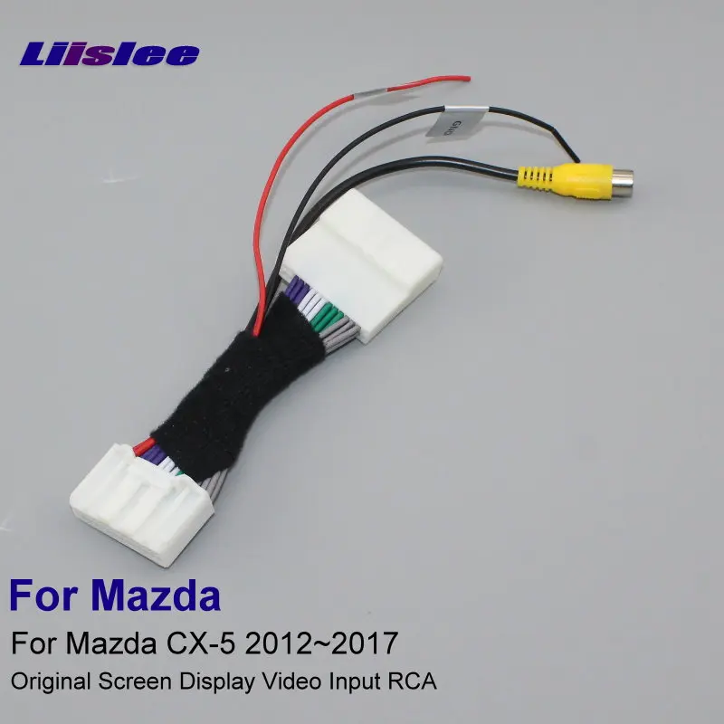 Обратная камера 28 контактов RCA адаптер для Mazda CX 5 CX5 2015 2016 2017 2018 2019 заднего вида