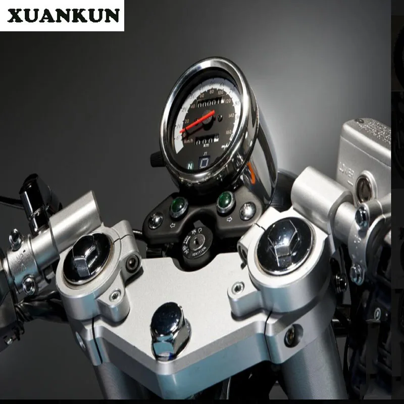 XUANKUN Cafe Racer винтажный мотоцикл GN модифицированный телефон часы со столом |