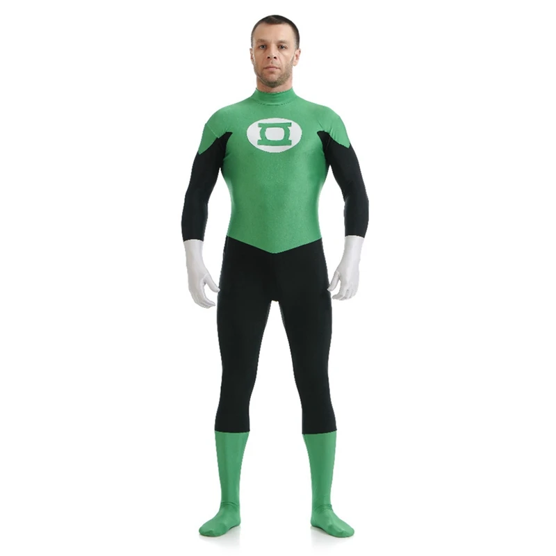 Хэллоуин рождественских карнавал kigurumi 3d печатных вечерние Косплей Зеленый