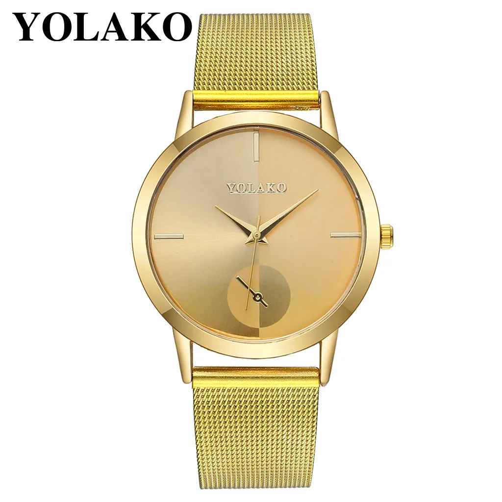 

2020 Women's Casual Stainless Steel Mesh Belt Watch Analog Quartz Wrist Watch reloj para mujeres montre pour les femmes A50