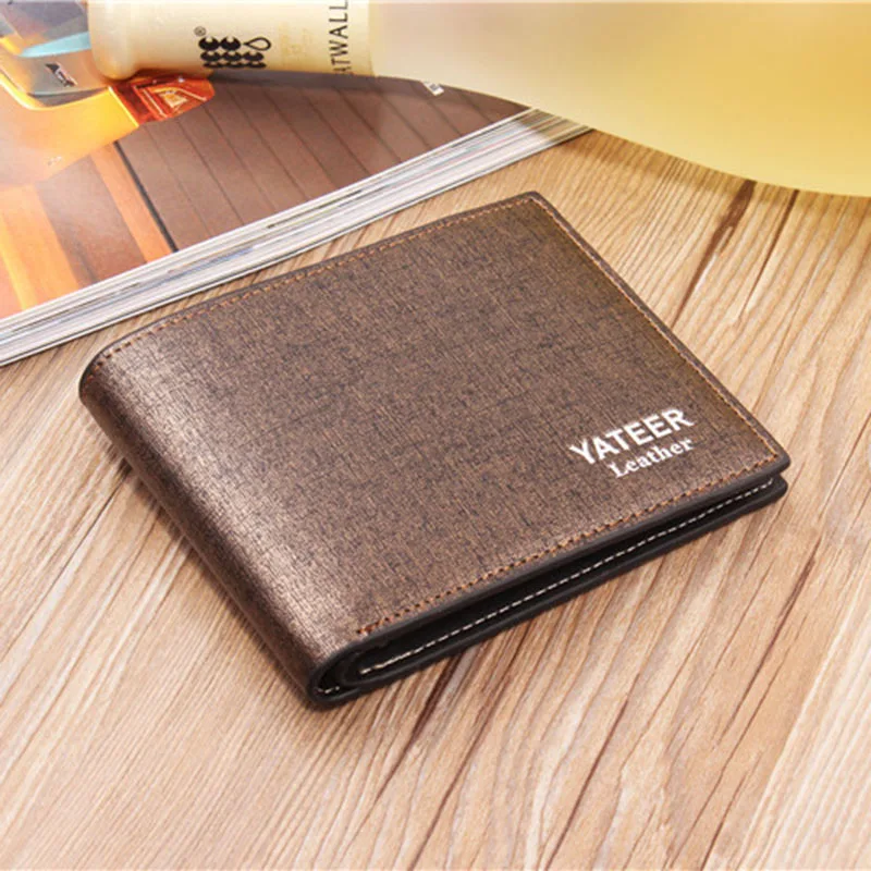 Мужской кожаный кошелек высококачественный брендовый роскошный мужской мужские