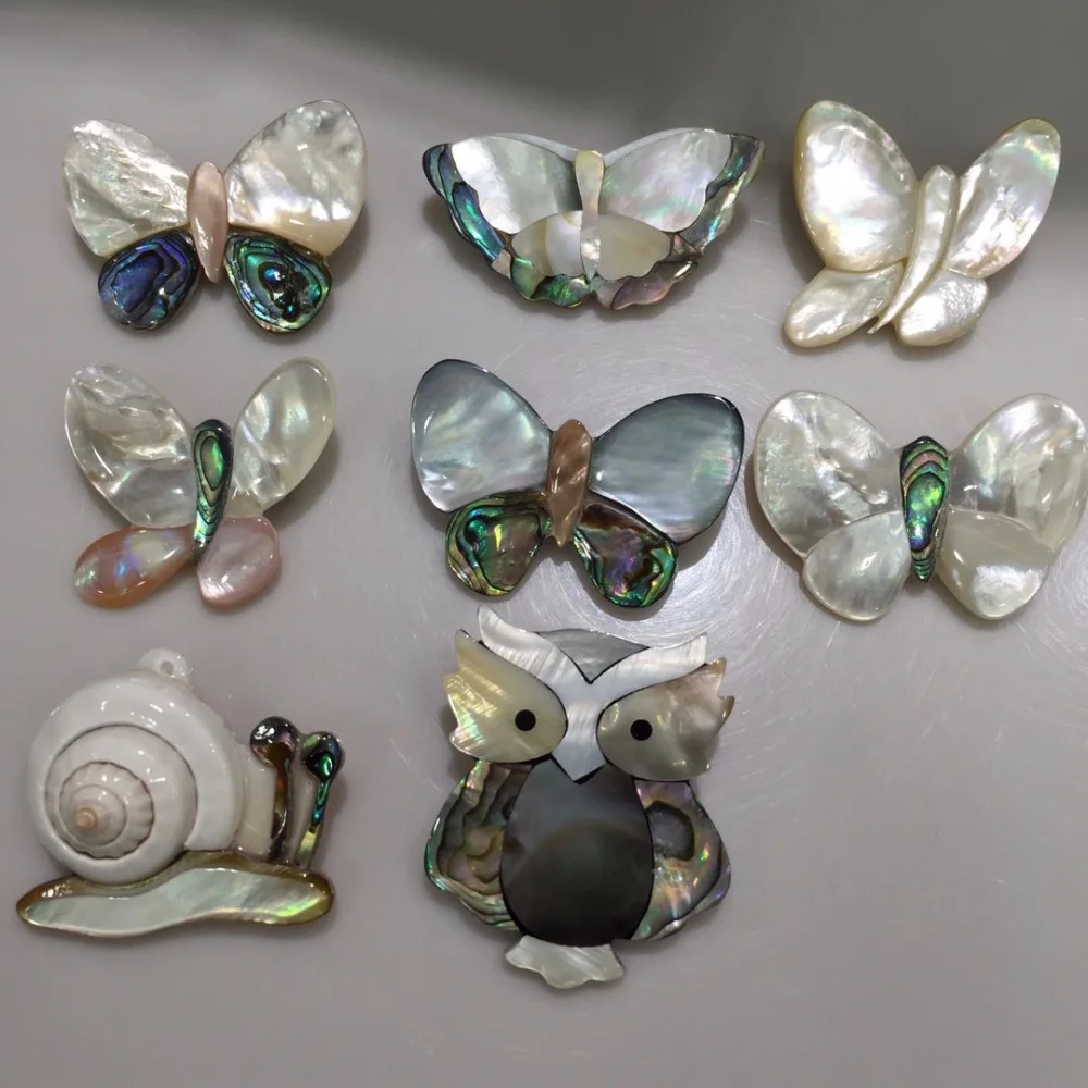 Natural sea shell булавки, брошка, Бабочка, розовый, белый, черный цвет натуральный прелестное яркое, модное ювелирное изделие для девочек и женщин