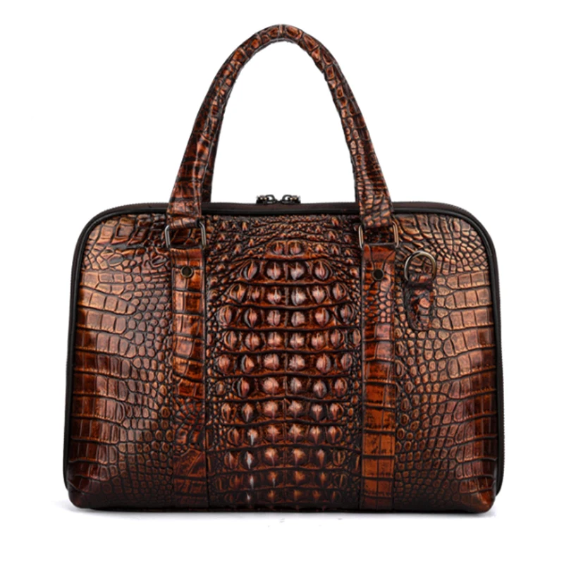 Сумка мессенджер мужская из натуральной вощеной кожи портфель на плечо с ручкой