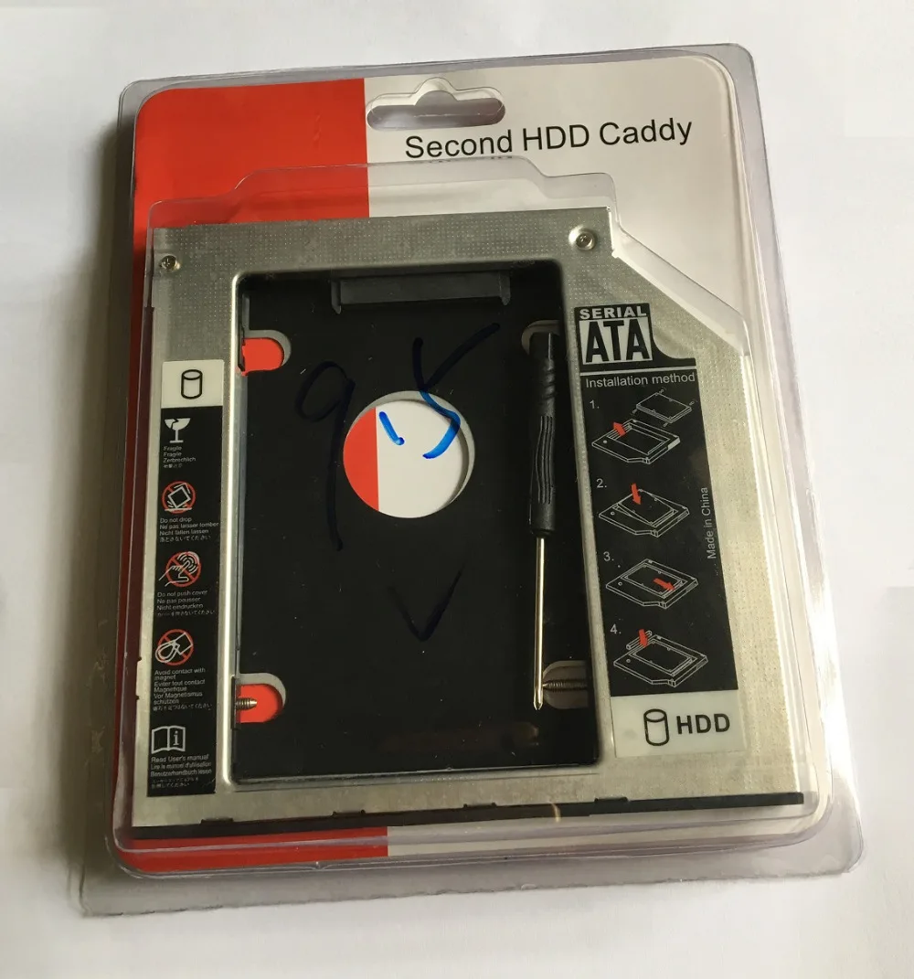 Новый 9 5 мм SATA 2-й SSD HDD Caddy WZSM для Hp Pavilion dm4-1000 dm4-2000 жесткий диск | Компьютеры и офис