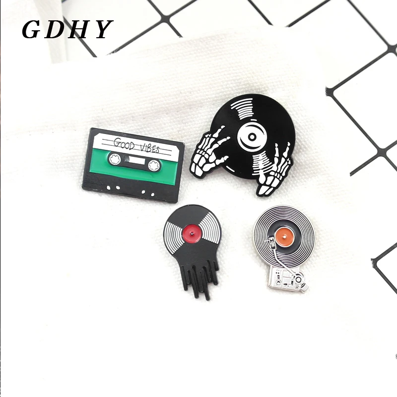 Музыкальная брошь GDHY эмалированные булавки для друзей значок ювелирные изделия