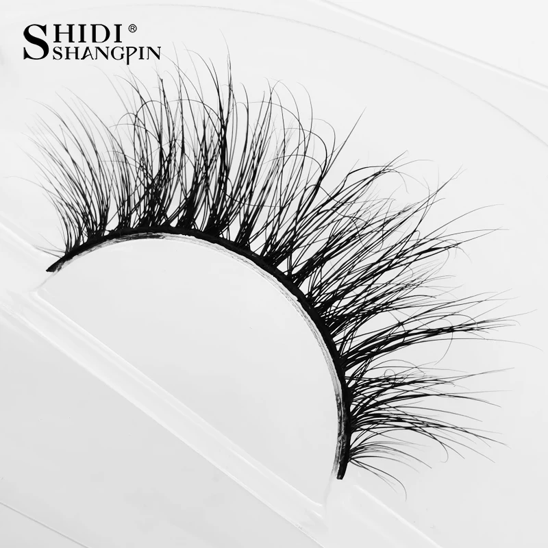 SHIDISHANGPIN 1 коробка пачкающие 3d норковые ресницы 100% без жестокости ручная работа