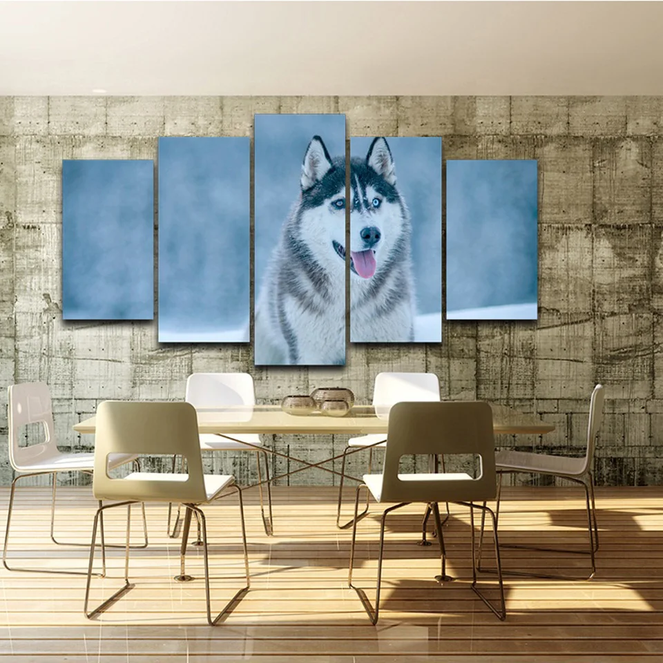 Постер на холсте для гостиной модульная Настенная картина с HD рисунком 5 панелей