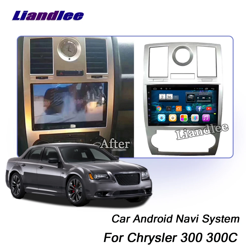 Liandlee автомобильная система Android для Chrysler 300 300C 2004~ 2010 радио стерео Carplay BT tv gps Wifi Navi карта навигация Мультимедиа