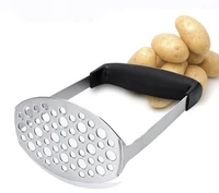 20pcs potato masher stainless steel smooth mashed potatoes sweet potato making tools fruit vegetable kitchen tool