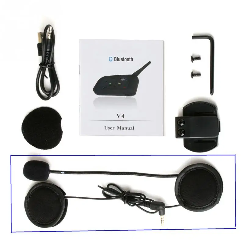 Referee Заушник для наушников 3 5 мм разъем гарнитура Vnetphone V6 V4 мотоцикл Bluetooth домофон