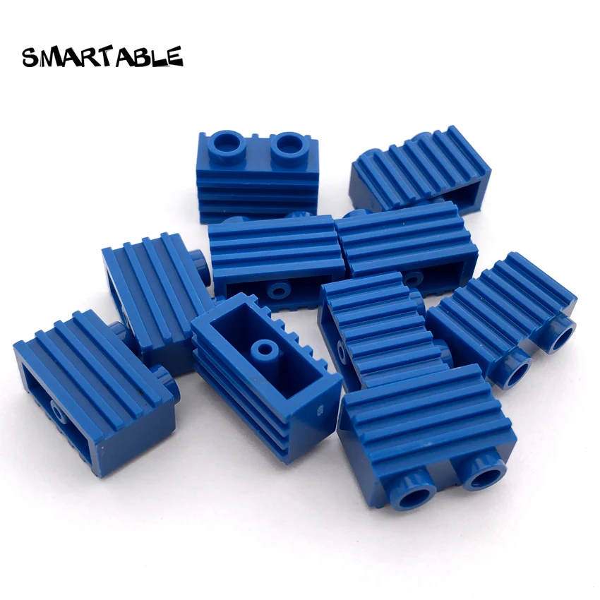 Специальный конструктор Smartable 1x2 с грилем строительные блоки MOC детали сделай сам
