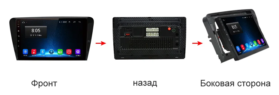 Junsun Штатное Головное устройство For Шкода Октавия 2013- GPS Android 8.1 aвтомагнитола магнитола 2 din автомагнитолы 2DIN Андроид для SKODA Octavia A7 штатная магнитола 2GB+32GB автомобильная мультимедиа