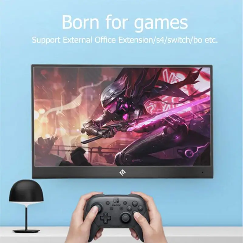 15,6 дюймов портативный монитор 7,6 мм Тонкий 1920x1080p ips сенсорный экран HDMI HDR монитор для PS4 xbox One NS ТВ приставка ПК