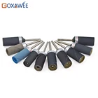 Абразивные инструменты GOXAWEE 10 шт., шлифовальные ленты для бумаги, наждачная бумага, шлифовальные круги для вращающихся инструментов Dremel