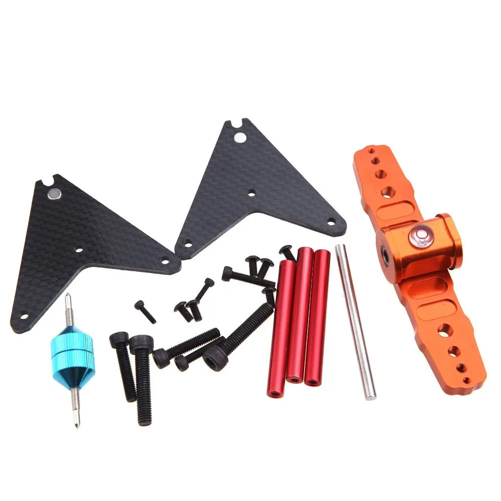 

Blade Propeller Balancer for 250 450 500 600 700 RC Helicopter Multirotor Airplane Orange and black