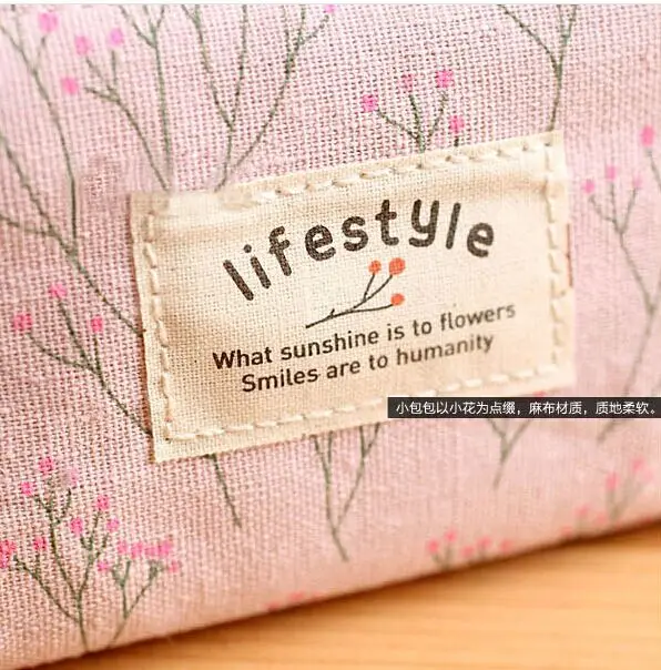 Пенал тканевый с цветочным рисунком для девочек и женщин|canvas pencil case|pencil casepencil bag