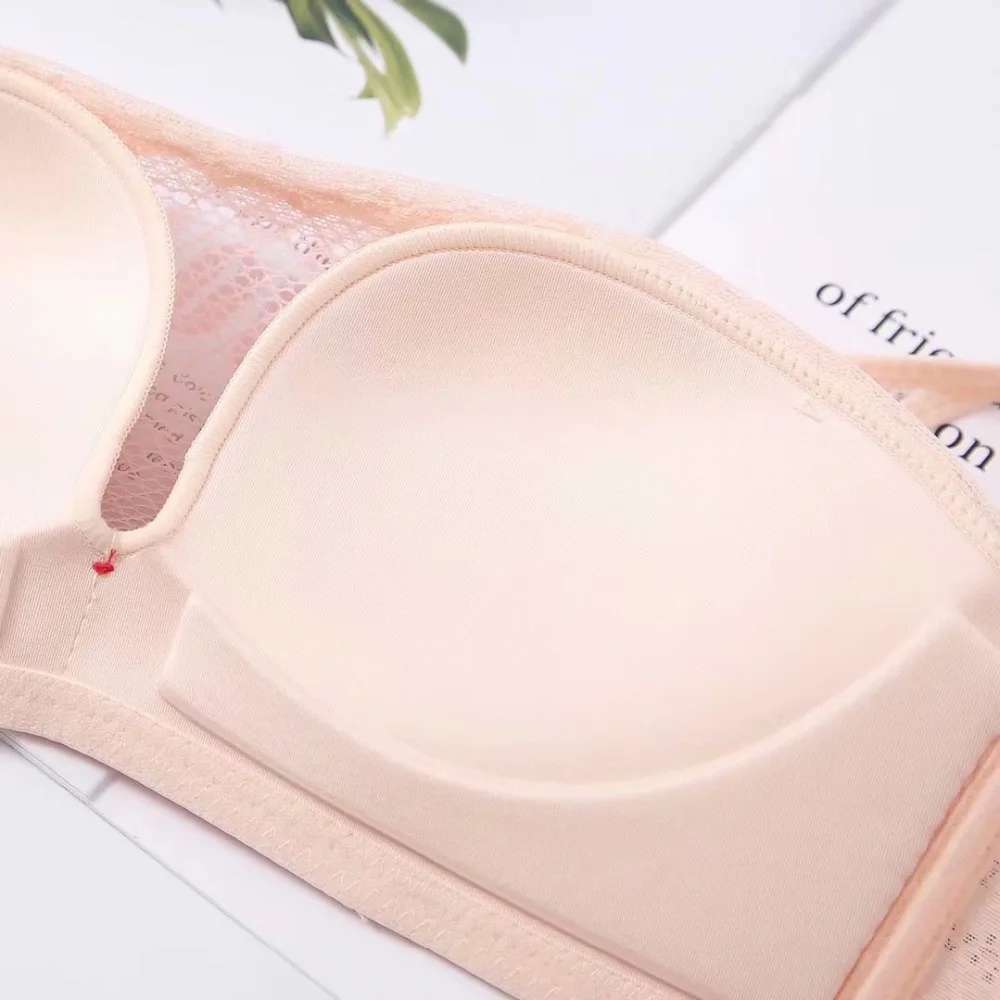 Summer new fresh seamless young girls small lace underwear sets push up women lingerie set sexy fashion bra and panty 4 colors | Женская