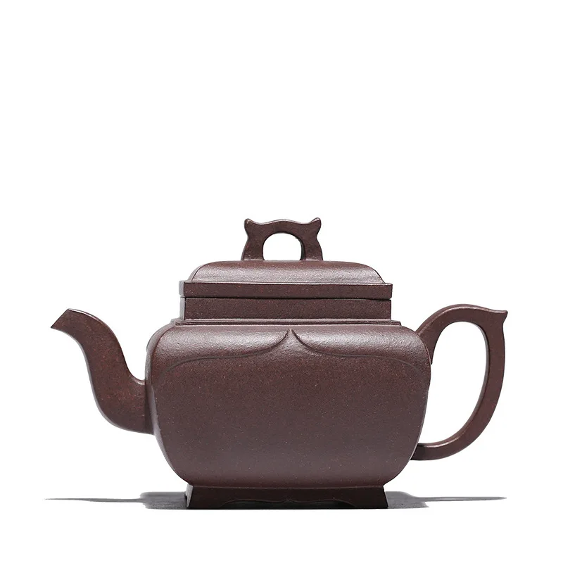 Из Yixing Sijiao фиолетовый песок Huyuan Mine ручная работа бутылка и цветок алмаза Sifang Teaware