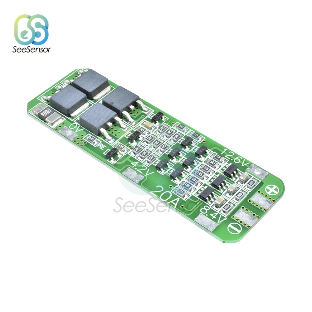 3S 20A литий ионная литиевая батарея 18650 зарядное устройство PCB BMS Защитная плата для
