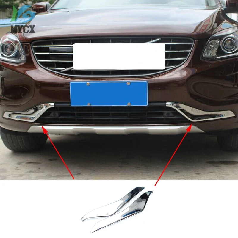 Передняя и нижняя Защита бампера для гонок из АБС пластика 2 шт. volvo XC60 XC 60