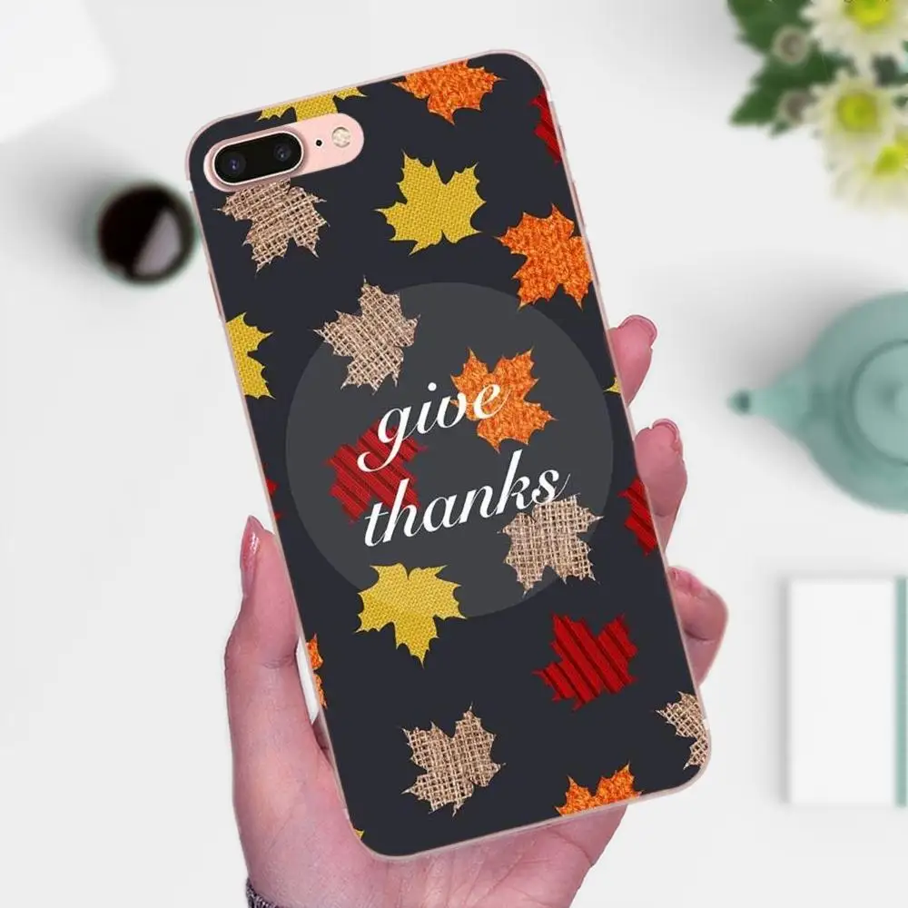 ТПУ новое поступление с Днем Благодарения для Apple iPhone 4 4S 5 5C 5S SE 6 6S 7 8 Plus X XS Max XR |