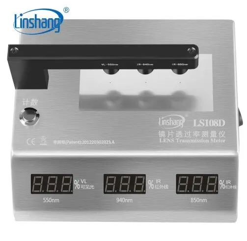 LS108D измеритель трансмиссии линз устройство спектра Linshang тестовая фотолинза с 850