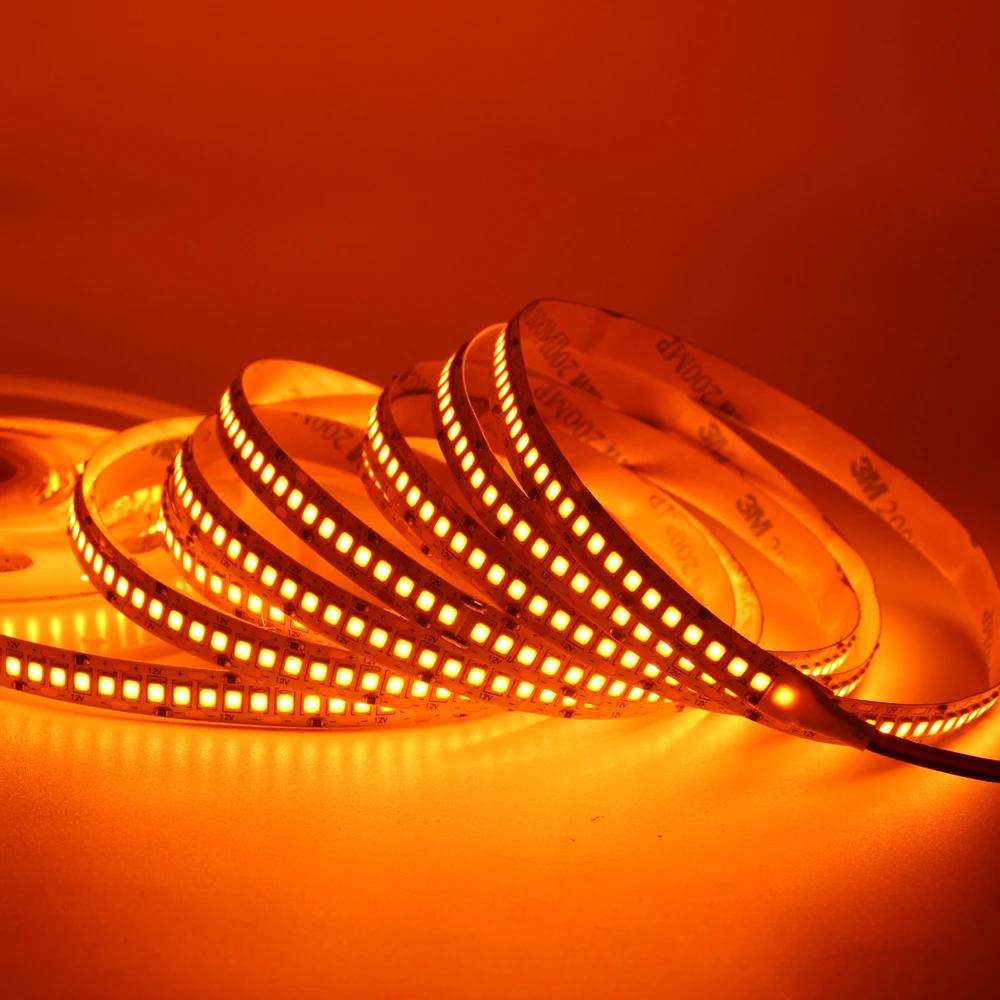 5 м Светодиодная лента светильник 2835 SMD 240 светодиодов/м 10 мм PCB 1200 12 в