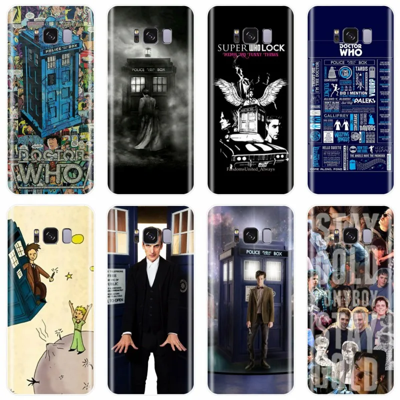 Doctor who tardis синий чехол Мягкий Силиконовый ТПУ для телефона Samsung Galaxy NOTE 8 9 S6EDGE S6 S7 S8 S9