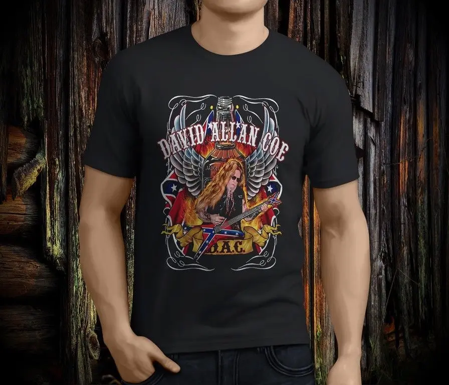Новые Популярные DAVID ALLAN COE ПЛАКАТ мужская BlackNew Прибытие Мужская Короткие|Мужские