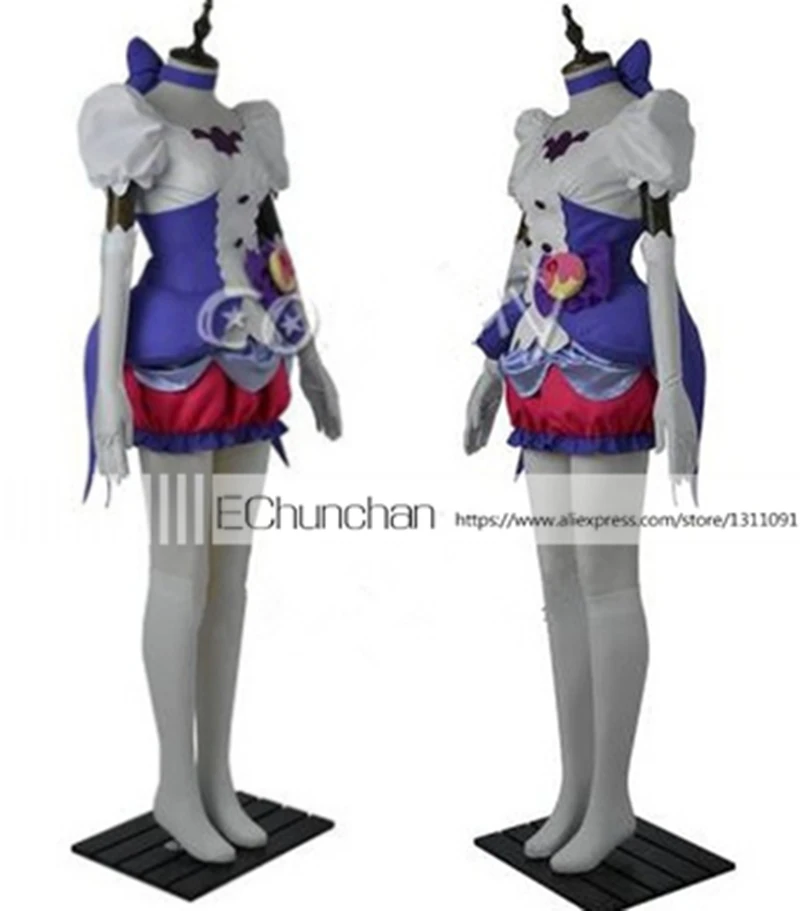 KiraKira Pretty Cure A La Mode маскарадный костюм Macaron Kotozume Yukari Косплей фиолетовое платье|cosplay