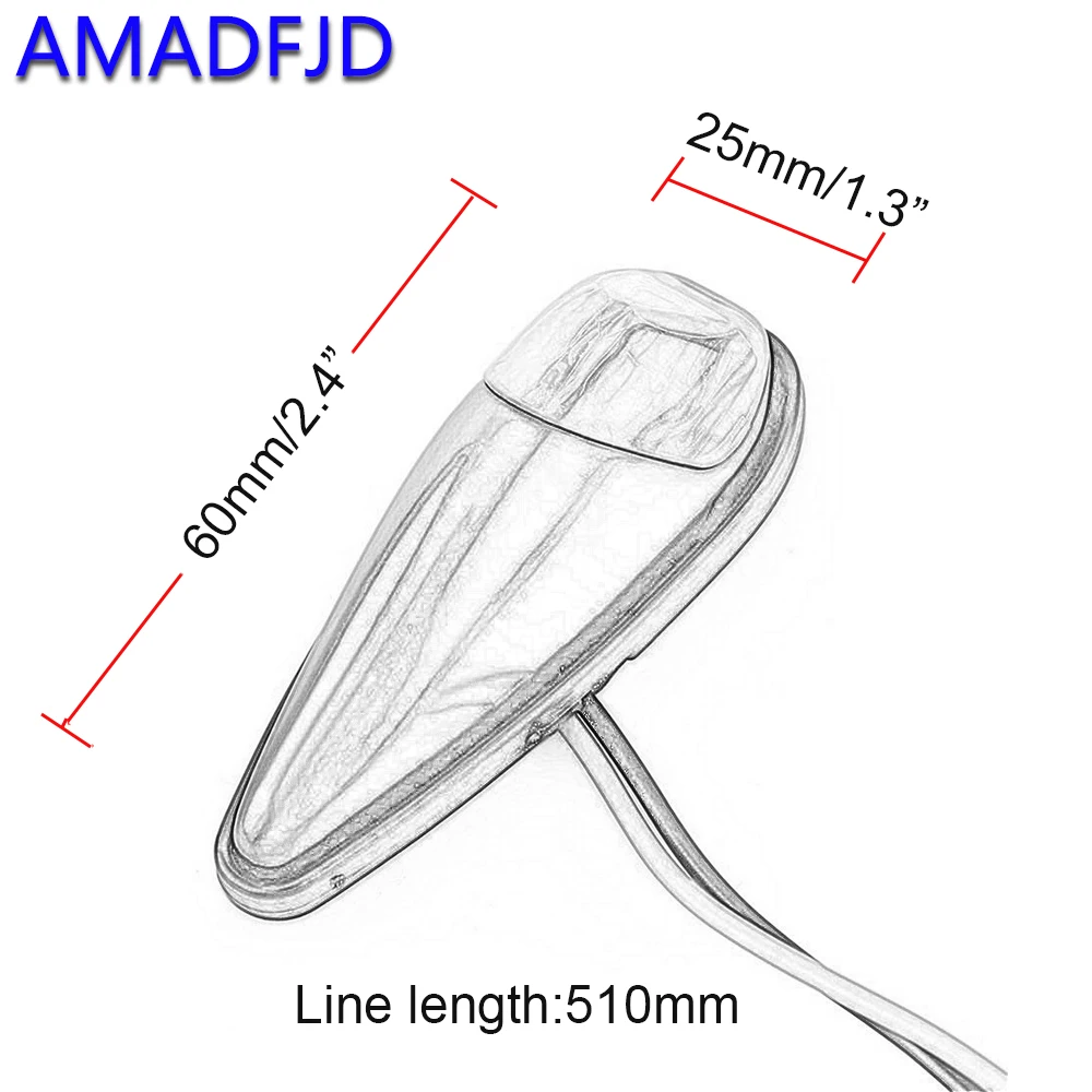 AMADFJD Universal Motorbike Indicator Lamp Turn Signal Motorcycle Led Stop Flasher Blinker Drl |