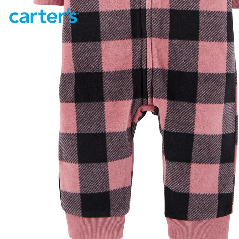 Carters/милый комбинезон для маленьких девочек с принтом в виде сердечек уютный