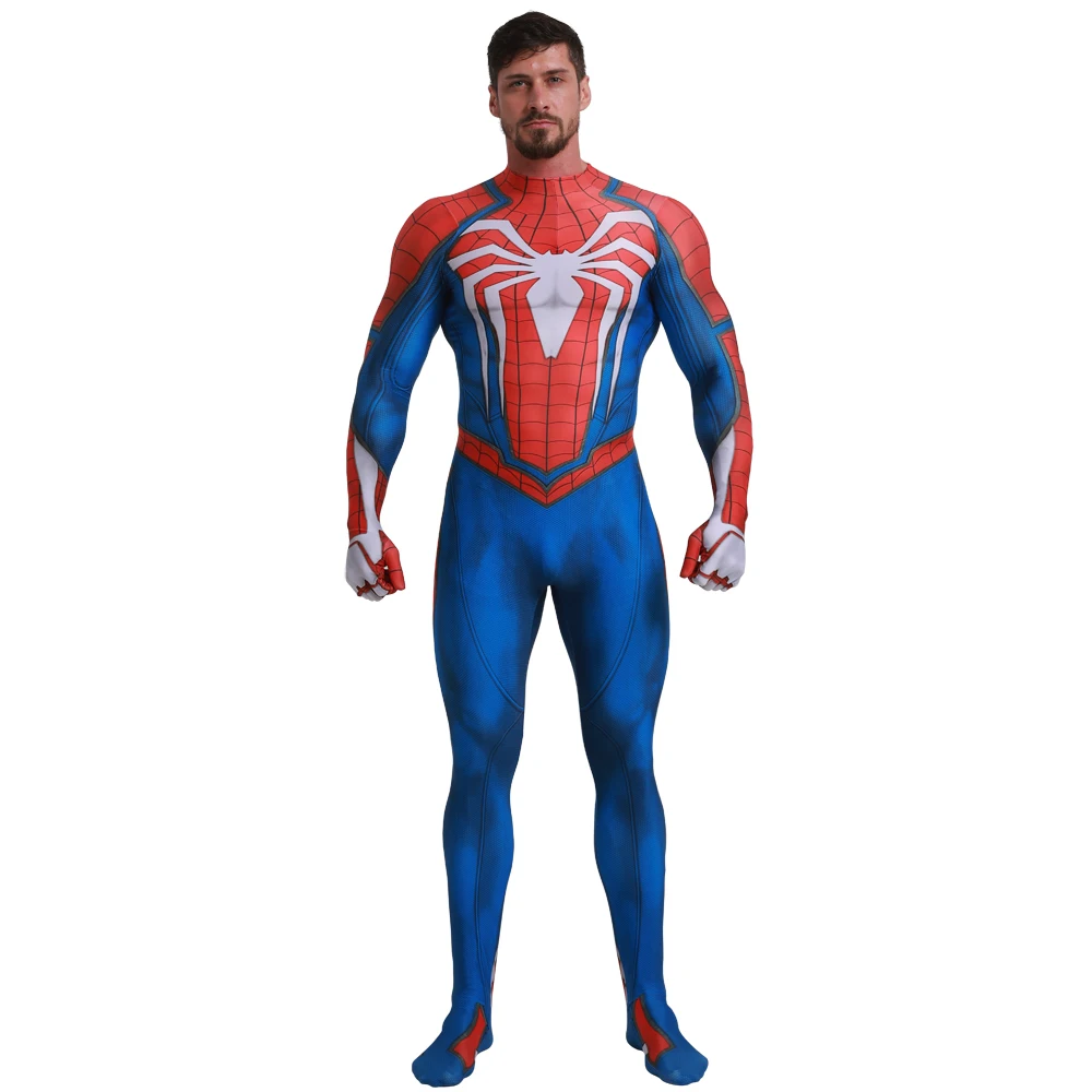 Zentai игра паук PS4 косплей для взрослых мужчин человек Карнавальная фантазия супергерой вечерние маскарадные костюмы