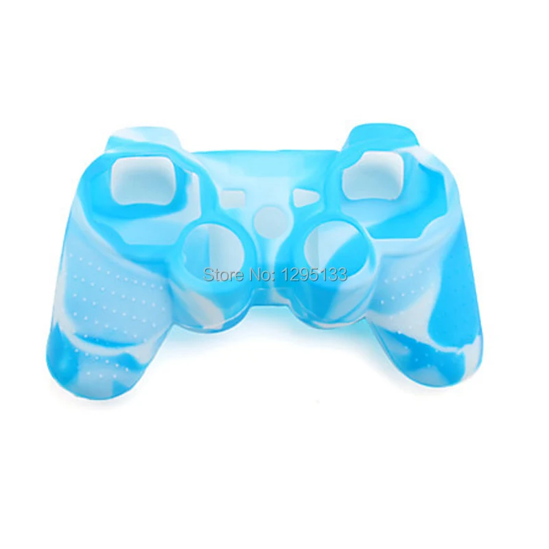 Камуфляжный Силиконовый чехол кожного покрова для PS3 Playstation 3 контроллер Dualshock