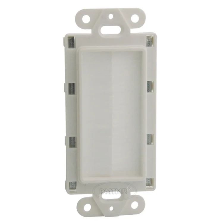 Внутренняя Щетка щетинка вставка крышка Выходная панель белая|wall plate|outlet panelwall plate
