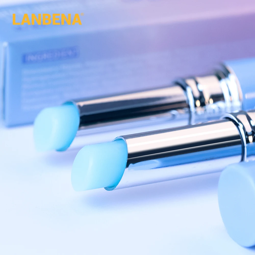 Увлажняющий бальзам для губ с гиалуроновой кислотой LANBENA Уменьшает мелкие