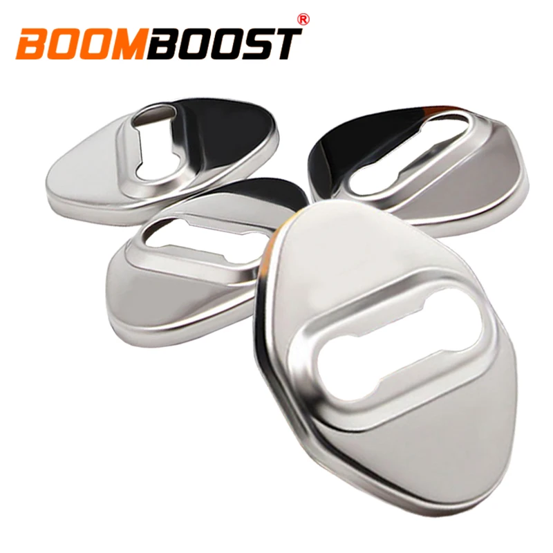 

4pcs lock buckle cover For Honda XR-V Vezel accord CRV modification special stainless steel interior decoration accessories