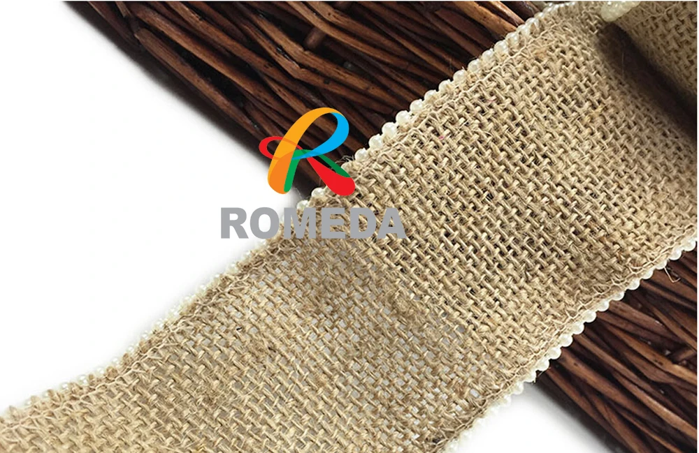 (Ш * д) 6 см 200 рулон из натурального джутового волокна лента мешковины для