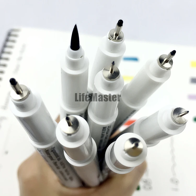 Черная водостойкая ручка для рисования 0 03 мм/0 05 1 3/0 5/0 8/1 мм|pen insert|pen traypen drive micro sd |