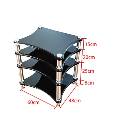 4 Layer Height 1 HIFI аудио динамик сабвуфер усилитель декодер усилителя Сплит Версия рама стойка оборудование амортизатор штатив полка ножка - Цвет: 4 Layer Height 1