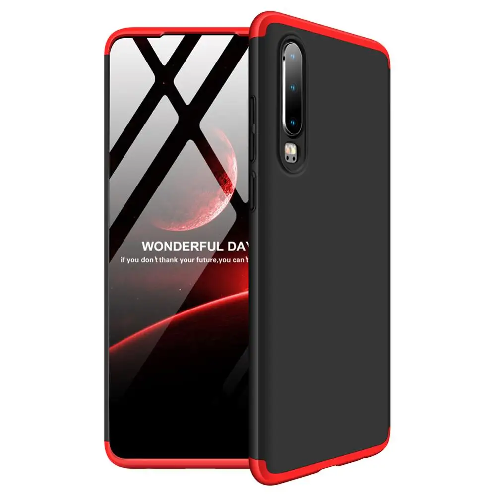 Аксессуары чехол для Huawei P30 Lite P20 Pro Чехол 3 в 1 защитный Телефон Жесткий ПК 360 Полный