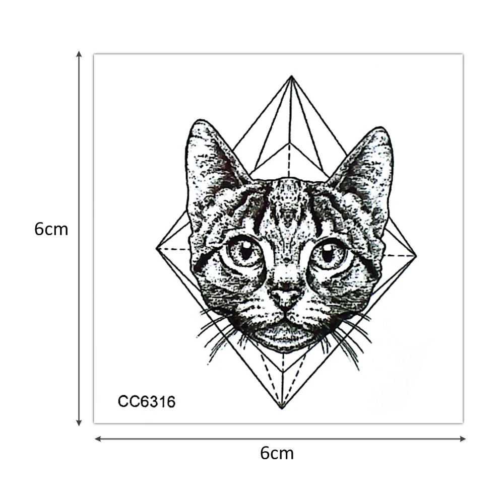 glaryyears 6*6cm 10 Pieces/lot Temporary Tattoo Stickers Beauty Body Makeup Waterproof Halloween Art Bloody Cool Absurd Tattoos | Красота и