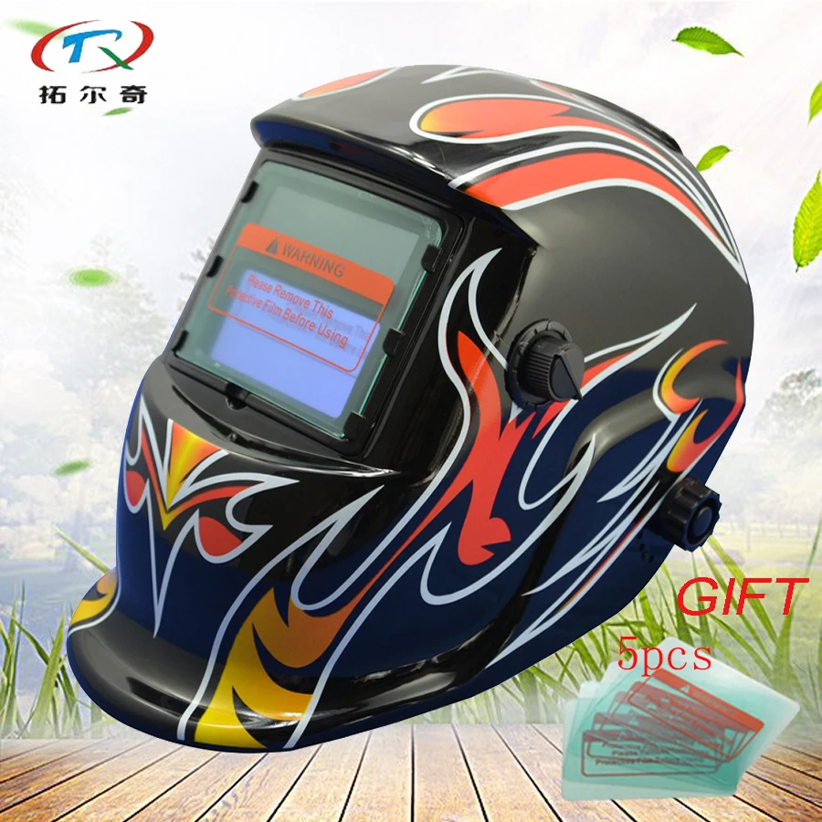 

Затемняющий сварочный шлем mig tig arc Авто Затемняющая сварочная маска для продажи сварочное оборудование солнечная батарея Замена HD05 (223ff)