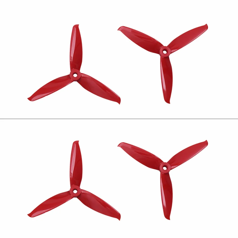 2 пары Gemfan 5152 3 лопастные PC Propeller CW CCW propeller prop для 2205 2206 бесщеточных двигателей FPV